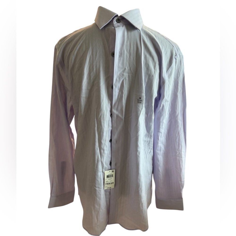 Alfani‎ Men's Light Purple Button-Up Shirt size M